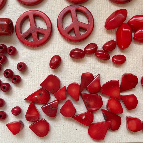 Semi precious stone and glass bead lot - Picture 3 of 7